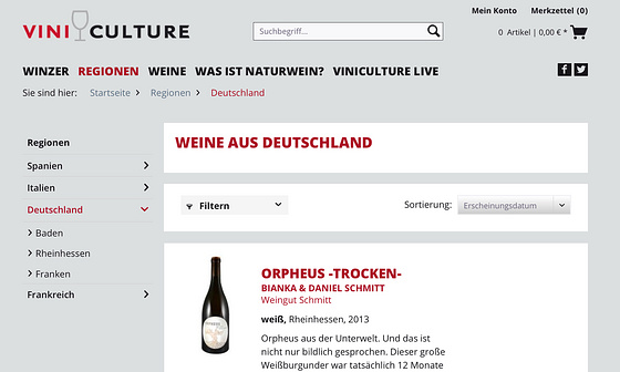 Viniculture (Listenseite)